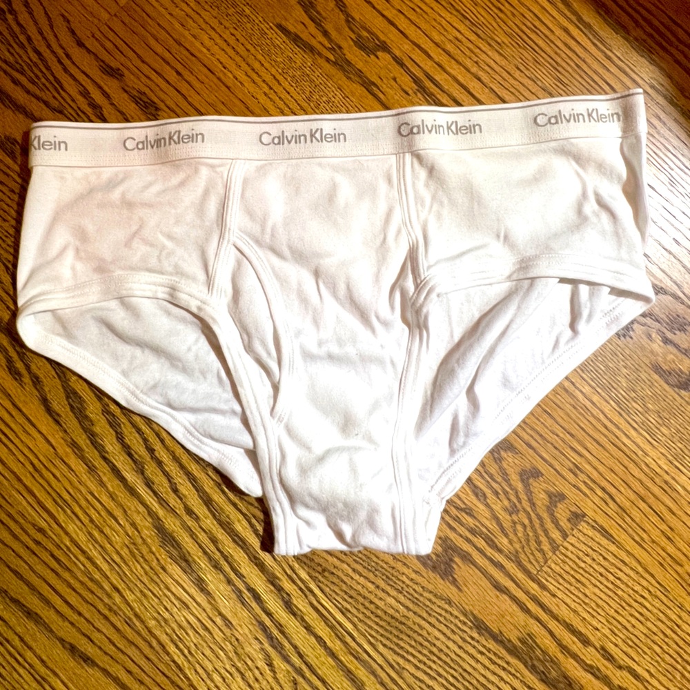 XL white Calvin Klein Classic Cotton Briefs